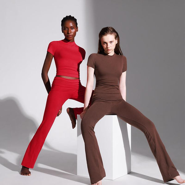 High-Waisted Fitted Sports Set