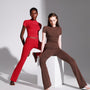 High-Waisted Fitted Sports Set