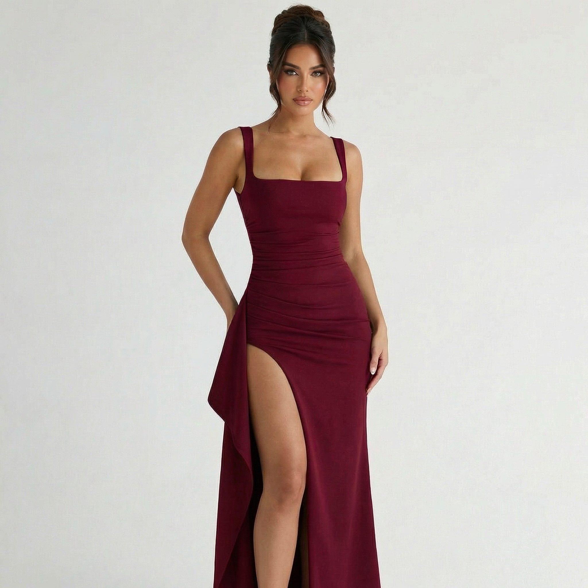 Elegant Cut-Out Evening Dress – Perfect for Special Occasions