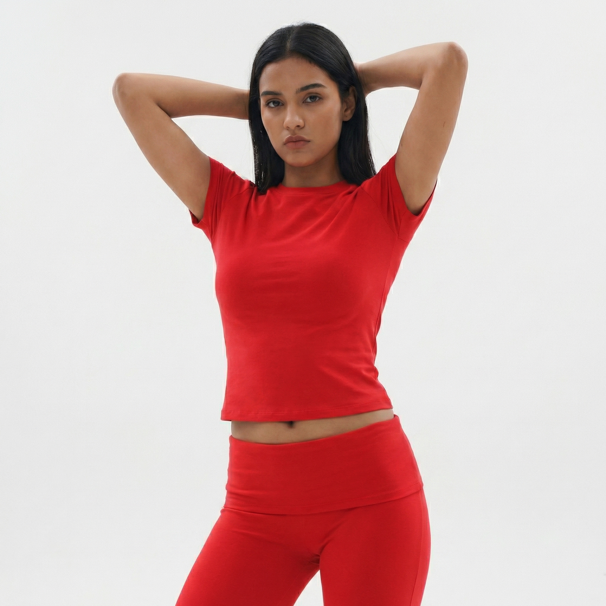 High-Waisted Fitted Sports Set
