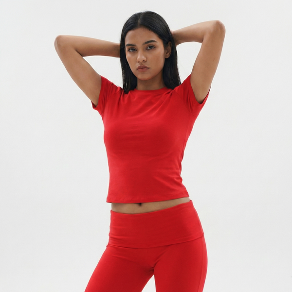 High-Waisted Fitted Sports Set