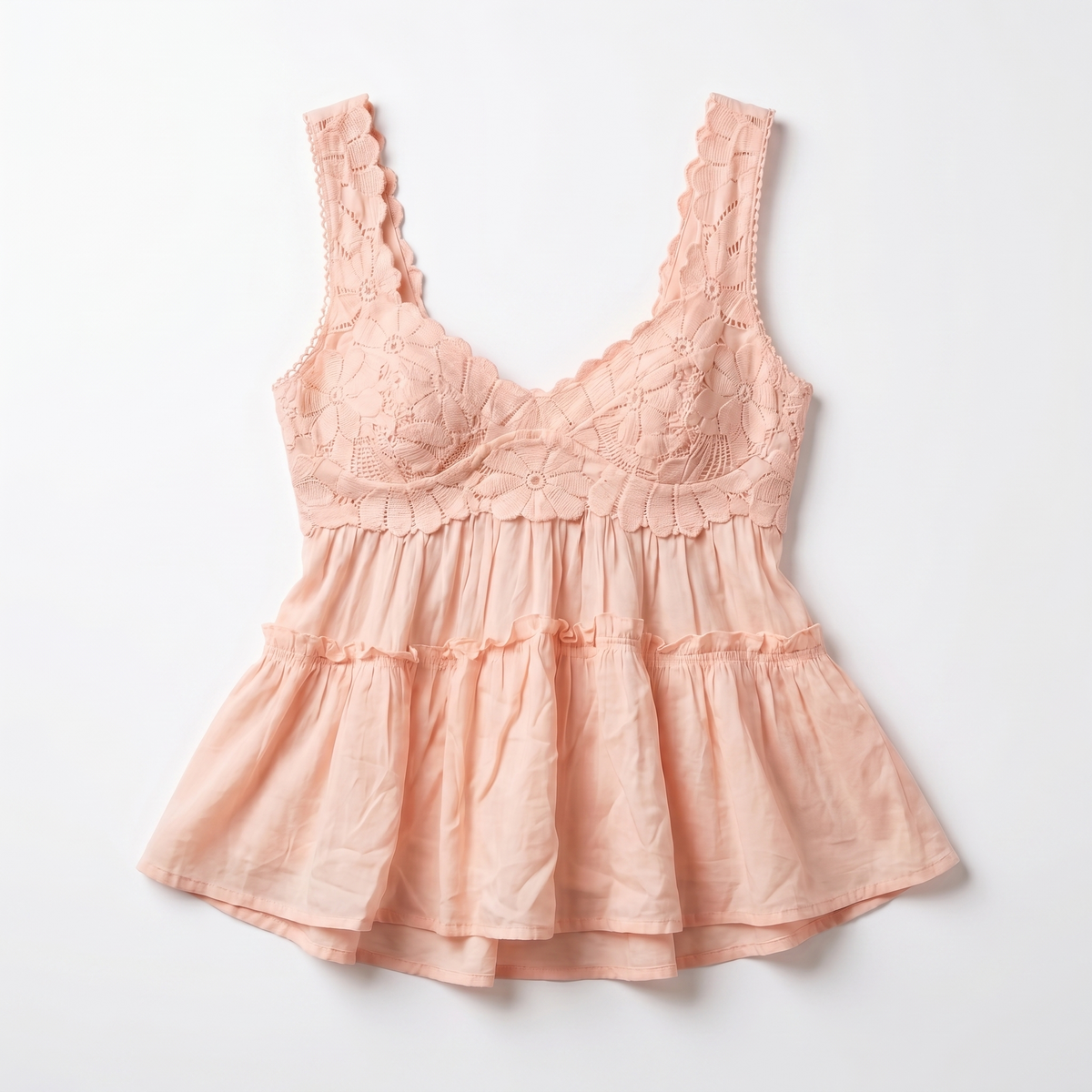 Elegant Floral Lace Camisole Top