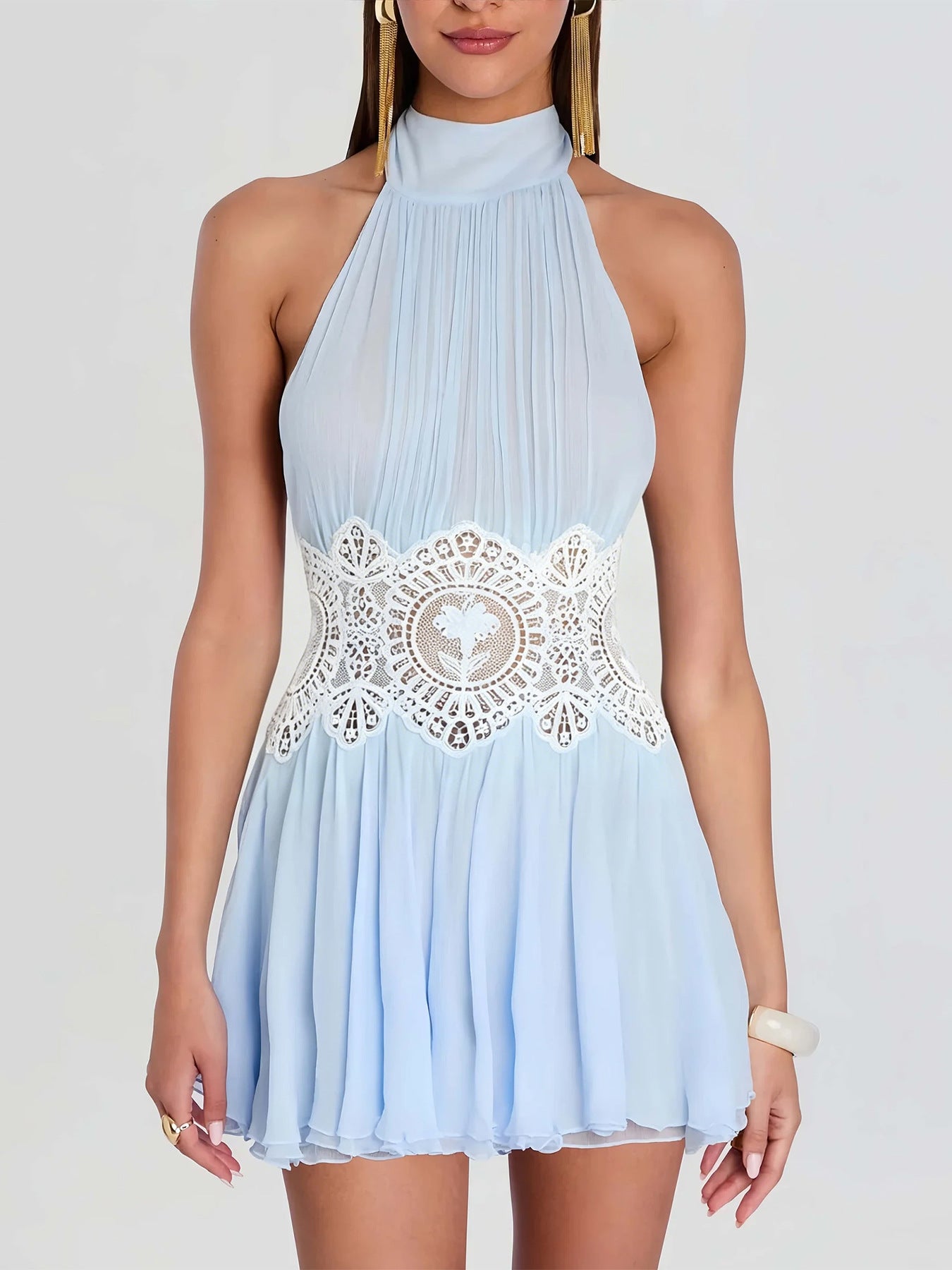 Halter Lace Dress