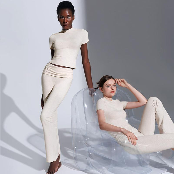 High-Waisted Fitted Sports Set