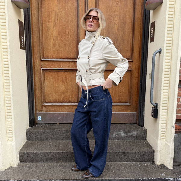 Chic Double-Breasted Fitted Jacket